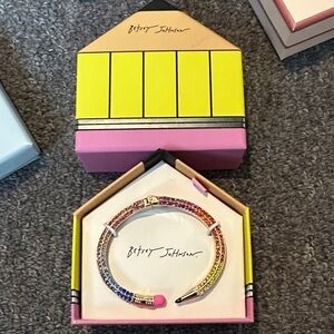 Betsey Johnson Multicolor Pencil Bracelet